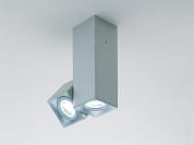Dau spot 6050 Регулируемый квадратный потолочный металлический прожектор Milan Iluminacion
