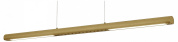 подвесной линейный светильник вытянутого силуэта с мягким рассеянным свечением