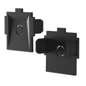 встраиваемый соединительный блок черного цвета для магнитной трековой системы Radity 23mm