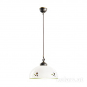 Kolarz Nonna 731.30.128 подвесной светильник состаренная латунь ø30cm высота 26cm мин. высота 36cm макс. высота 103cm 1 лампа e27