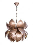 Gold Flakes Lotus Hanging Pendant Light подвесной светильник FOS Lighting Lotus-DullGoldFlakes-HL1