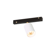 трековый светильник белого цвета для гибких шинопроводов и трековых систем