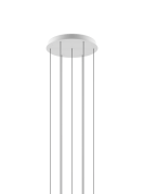 основание на семь подвесных светильников белого цвета