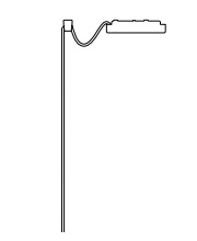 Потолочный блок Kreon Oran / Holon 40 Pendant для одного модуля, белый