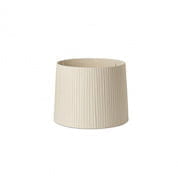 2P0635 Faro Beige ribbon textile shade ø400×300 абажур