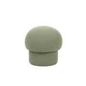 2831-6000 Uno Design House Stockholm Круглый пуф в зелёной обивке
