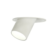 регулируемый встраиваемый спот белого цвета