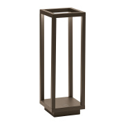 LD0258R3 Zafferano Home настольная лампа на аккумуляторе с прямоугольным корпусом и регулируемой подсветкой