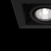 Встраиваемый светильник Metal modern Maytoni черный DL008-2-02-B