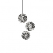 Puff Round Trio Stainless Steel LED Tom Dixon, подвесной светильник