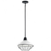 Pier 1 Light 12" Convertible Pendant White уличный подвесной светильник 49992WH Kichler