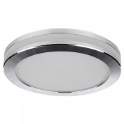 встраиваемый потолочный светильник хром