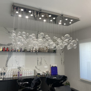 Metal Lux Bolero PL 6L 110 Square современная люстра с шестью лампами прозрачный; хром 253.060.01