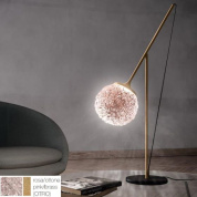 CRISTGLOB-LPOTRO27K Icone Cristalglob LAMPADA TAVOLO 9W 2700K OTTONE- SFERA ROSA Настольная лампа