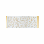 настенный светильник прямоугольный белый с узором