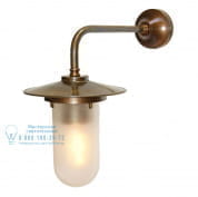 FLORIN WELL GLASS WALL LIGHT Настенный светильник прямого света Mullan Lighting MLWL134ANTBRSCL