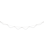 L0900102 Spline Petite Friture Подвесной уличный светильник волнообразный бежевый