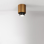 потолочный светильник бронзовый цилиндрический IP40