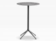 Elliot Круглый литой алюминиевый высокий стол с основанием в виде 4-х звезд Pedrali 5476