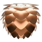 абажур в форме лепестков бронзового оттенка