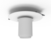 встраиваемый потолочный корпус цилиндрической формы под один светильник