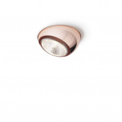 встраиваемый прожектор с медным ободком