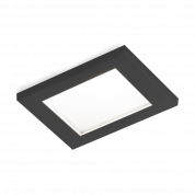 LUNA SQUARE 1.0 LED Wever Ducre встраиваемый светильник черный
