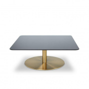 Flash Table Square Brass Tom Dixon, стол