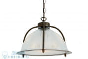 BOUSTA HOLOPHANE PENDANT WITH DIFFUSER Подвесной светильник ручной работы Mullan Lighting MLP352ANTBRS