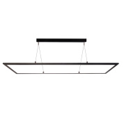 342219 Deko-Light Panel подвесной светильник прозрачный глубокий черный