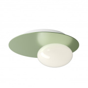 05602VEDHXXBB Elesi luce Bianca AP PL 32 LED дизайнерский светильник круглой формы для стены и потолка шалфейный зелёный