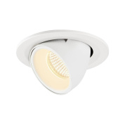 1005901 SLV NUMINOS® GIMBLE S DL светильник встраиваемый 250мА 8.6Вт с LED 3000K, 730лм, 55°, белый