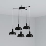 20340-117-5L Faro TATAWIN S 5L Black pendant lamp  черный