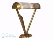 Petitot Настольная лампа из латуни ручной работы Patinas Lighting PID261879
