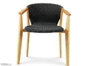 Knit Садовый стул из синтетической ткани с подлокотниками Ethimo