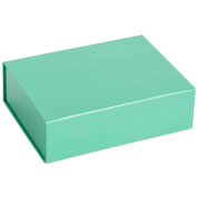 цветной контейнер для хранения в изумрудно-зелёном оттенке