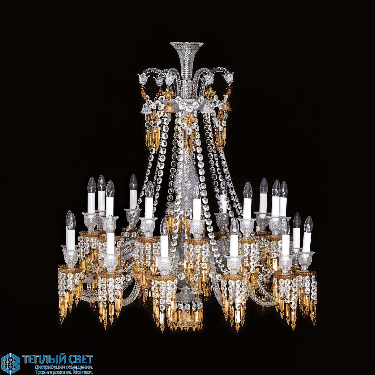 Люстра Baccarat Zenith Noir Chandelier