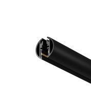 накладной или подвесной шинопровод черного цвета