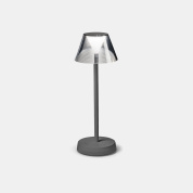 286730 Ideal Lux LOLITA TL COOL GREY настольная лампа на аккумуляторе серый