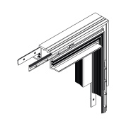 Монтажный комплект Kreon Lini 10 для угла стена-потолок KR774215