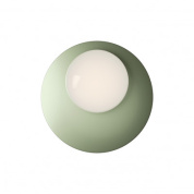 05601VEDHXXBB Elesi luce Bianca AP PL 22 LED IP20 небольшой круглый дизайнерский настенный и потолочный светильник шалфейный зелёный