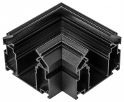 угловой соединитель черный для встраиваемого однофазного трекового профиля