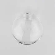 стеклянный прозрачный сферический абажур 8 см