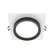 Hoop Maytoni встраиваемый светильник DL086-GX53-SQ-WB бело-черный
