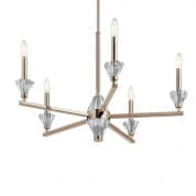 Calyssa 5 Light Chandelier Polished Nickel люстра 52001PN Kichler