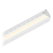 накладной линейный светодиодный профиль с алюминиевым корпусом и открытыми источниками света