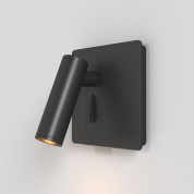 настенный светильник черного цвета с наклонным корпусом