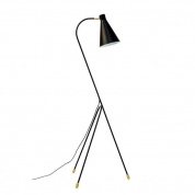 Miles 3-legged floor lamp Dyberg Larsen торшер черный 8264