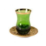 Ramz by villari emerald big oriental large tea cup & sc. чашка, Villari