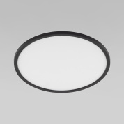 накладной потолочный светильник кольцевой формы с плоским рассеивателем